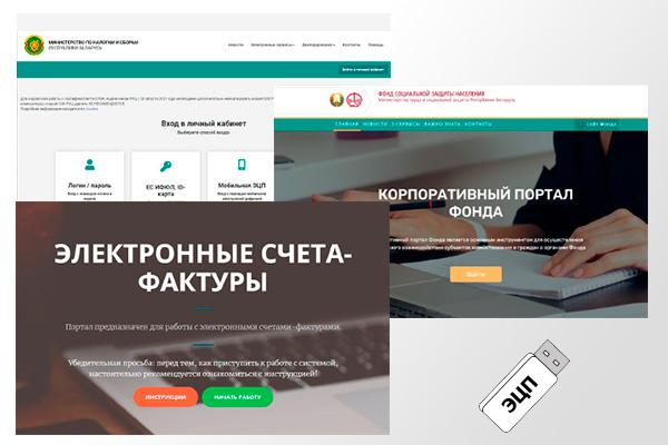 Настройка порталов ФСЗН, ИМНС, ЭСЧФ в Гомеле